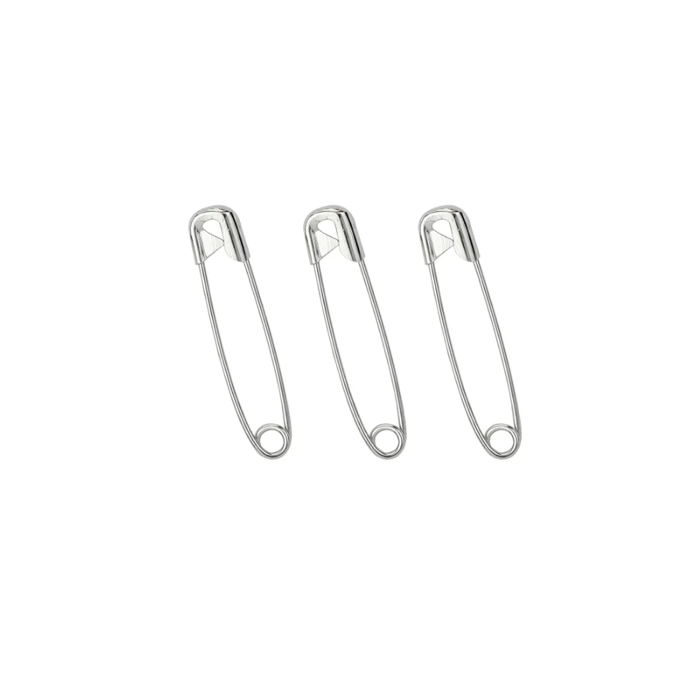 力大牌ABEL 豪華盒 1號銀色別針35mm (1011), , large