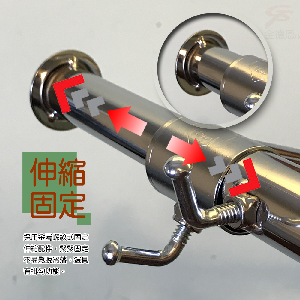 金德恩 GS MALL 台灣製造 蝴蝶雙桿曬衣架 附滾輪 曬衣架 雙桿架100-166cm 棉被架 收納架 衣櫥架 晾曬架, , large