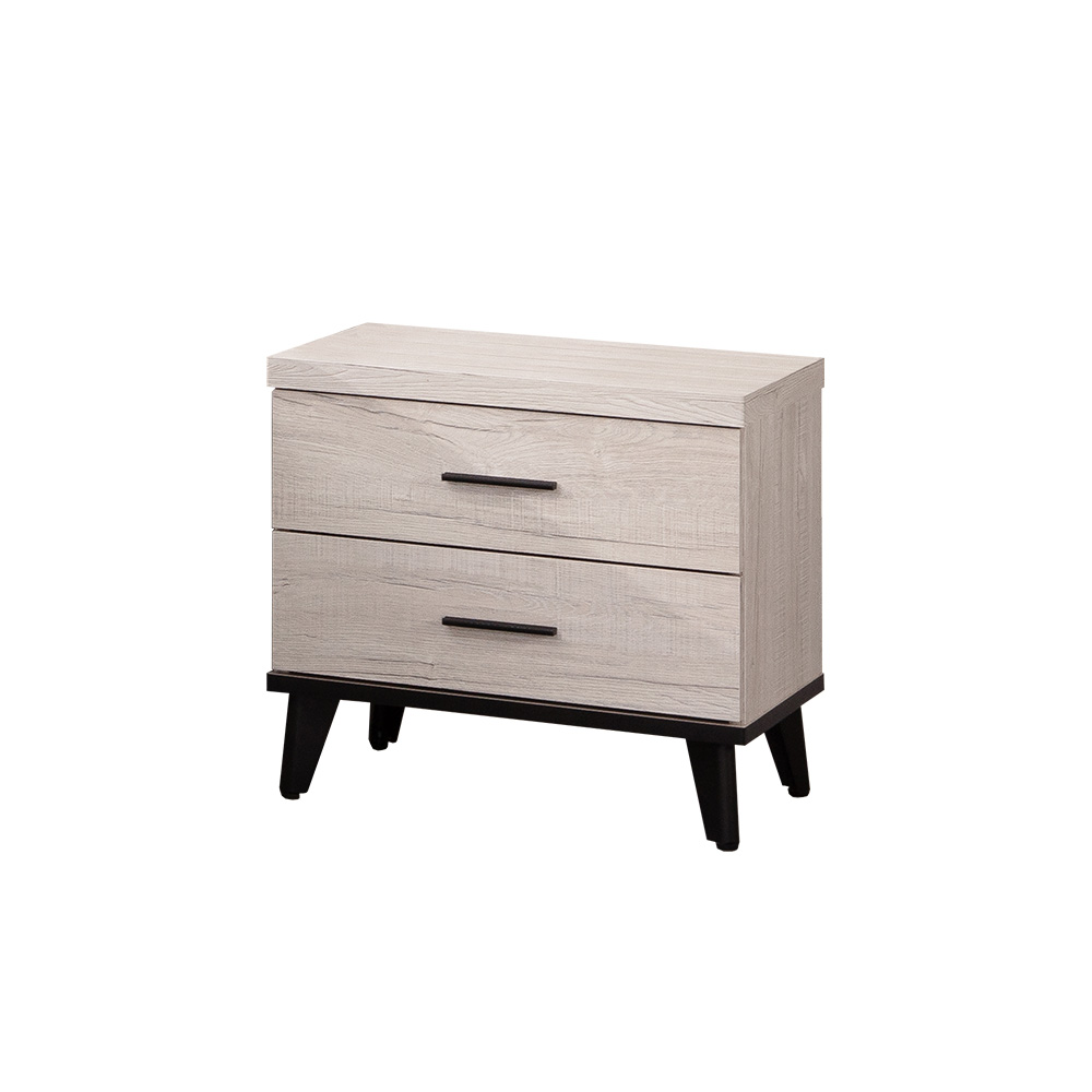 【唯熙傢俱】凱熙橡木白床頭櫃, , large