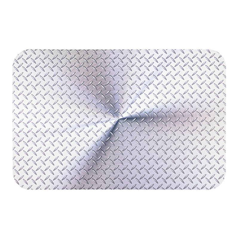 【Monster】 Soft Diatomaceous Earth Printed Mat – Industrial Loft Style (58x38cm) – Light Gray, , large