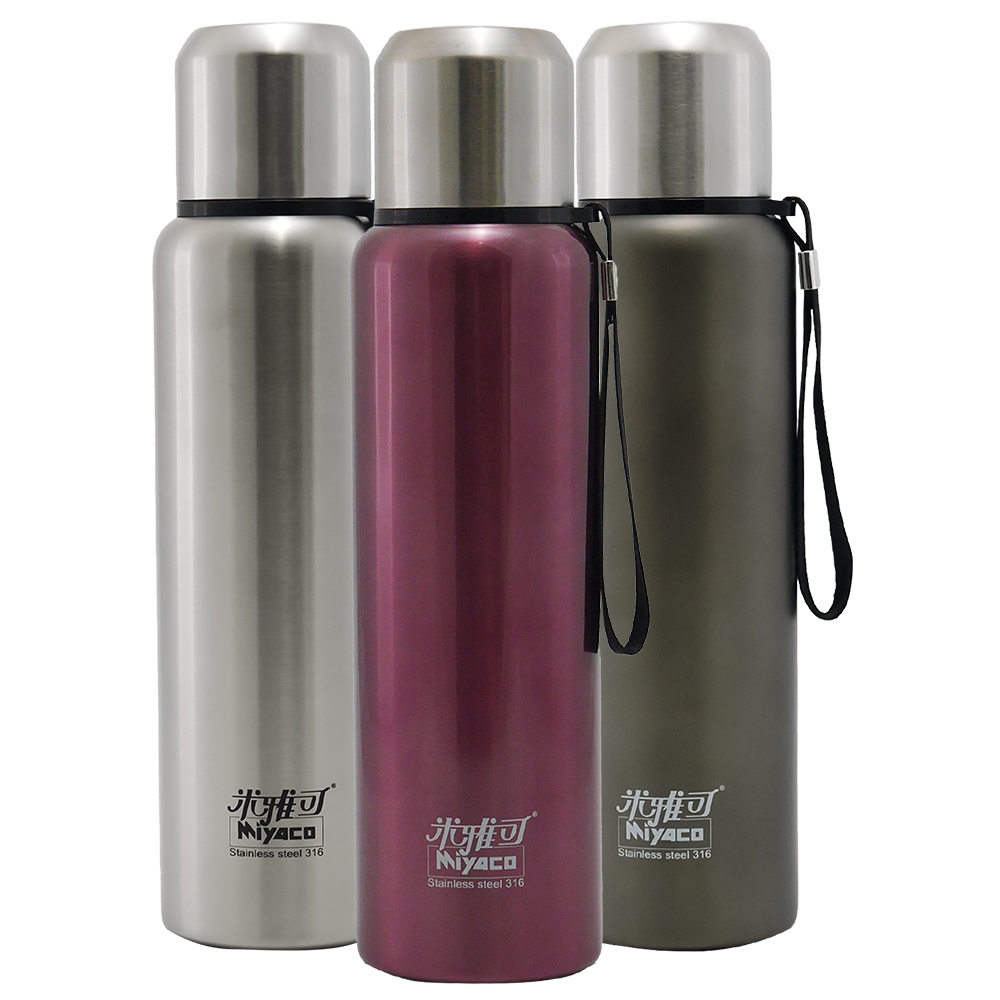 米雅可Koruto 316不鏽鋼真空全鋼保溫瓶-800ml-2入, , large