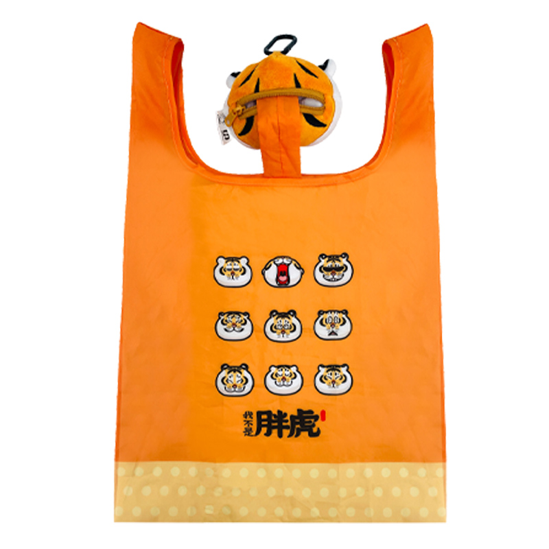 Hu Creotes plush keychain tote bag, , large