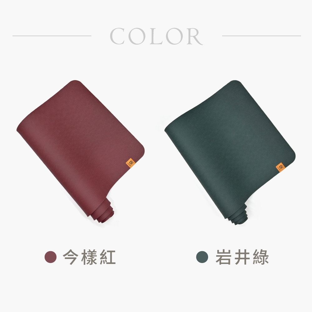 MasterPro 專業級瑜珈墊【圓角款】5mm(61x183cm), 今樣紅, large