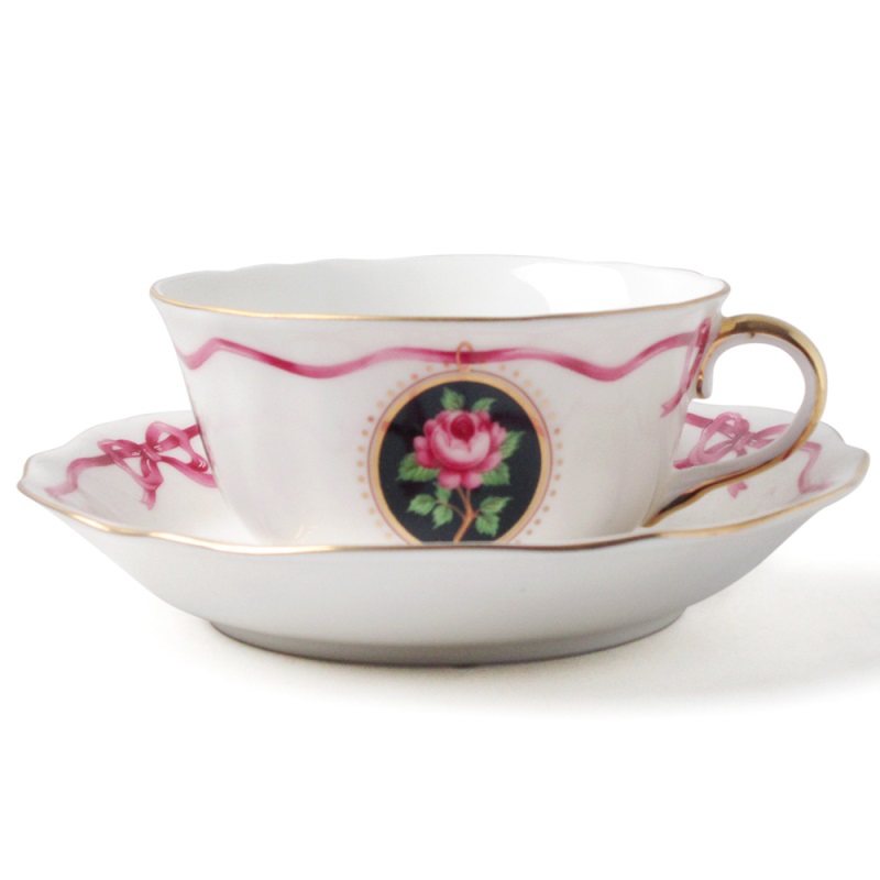 [豐名日本餐具] 咖啡杯組 玫瑰 MARUI / C00CS1-54, , large