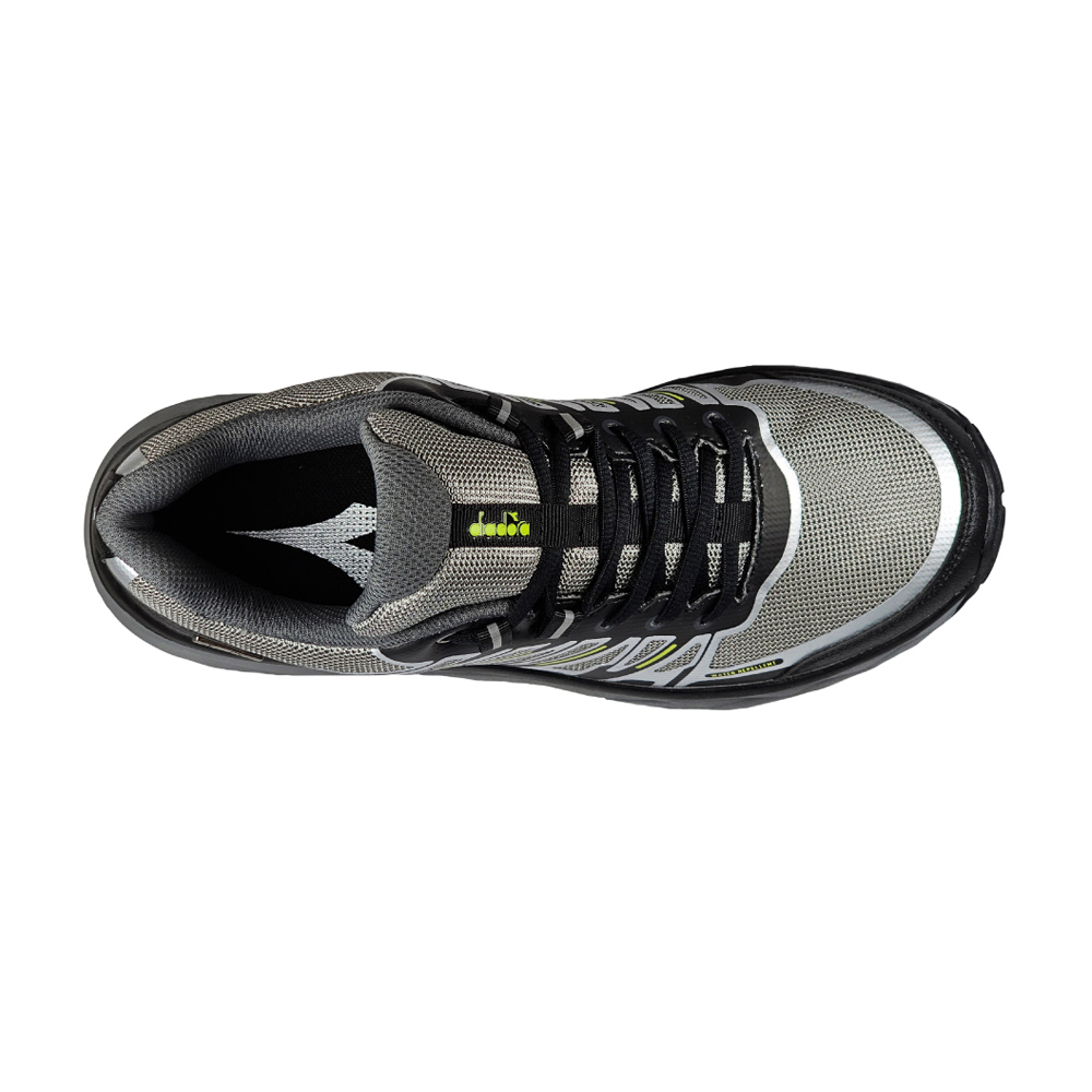 DIADORA迪亞多那 防潑水戶外越野鞋 男運動鞋 男鞋 登山鞋 寬楦 高腳背 輕量 吸震 散熱 耐磨 防滑 灰 黑, , large