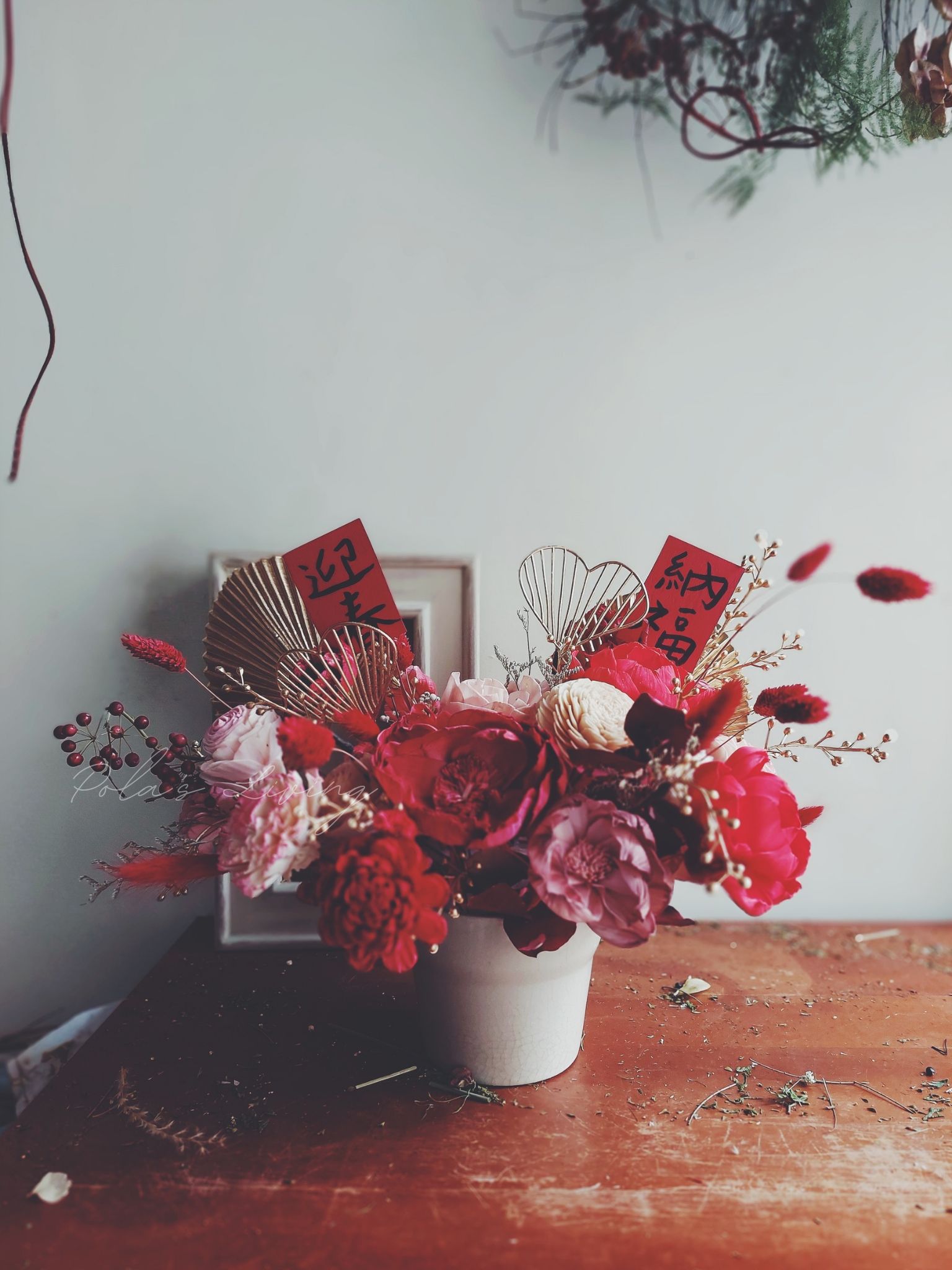 Dried flower bouquet, , large