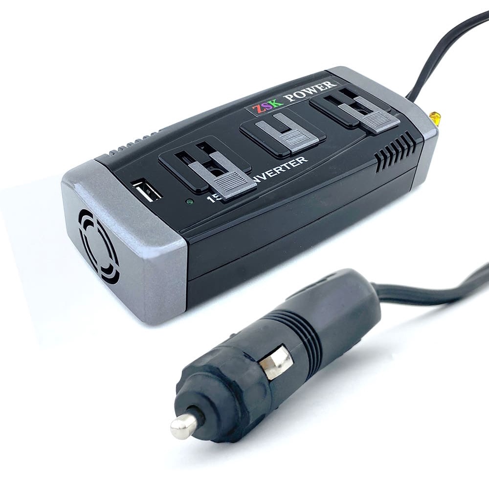 ZSK POWER 150W車用電源轉換器 (3孔插座) DC12V TO AC110V, , large