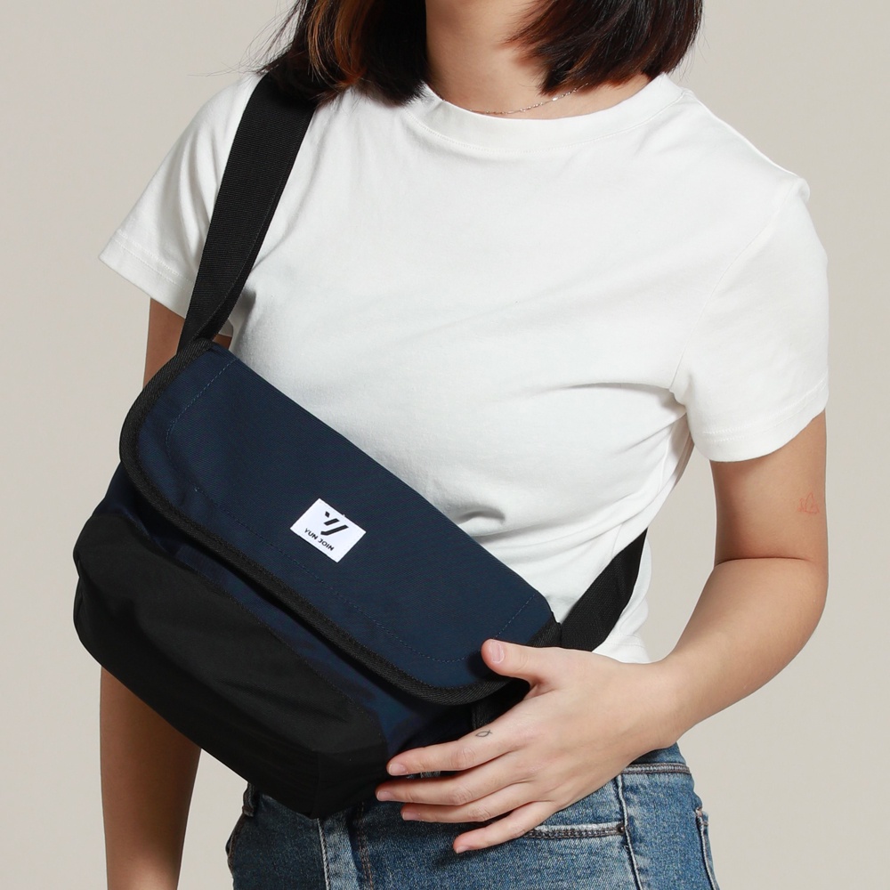 【YUNJOIN】TWILL-Lightweight side backpack, , large