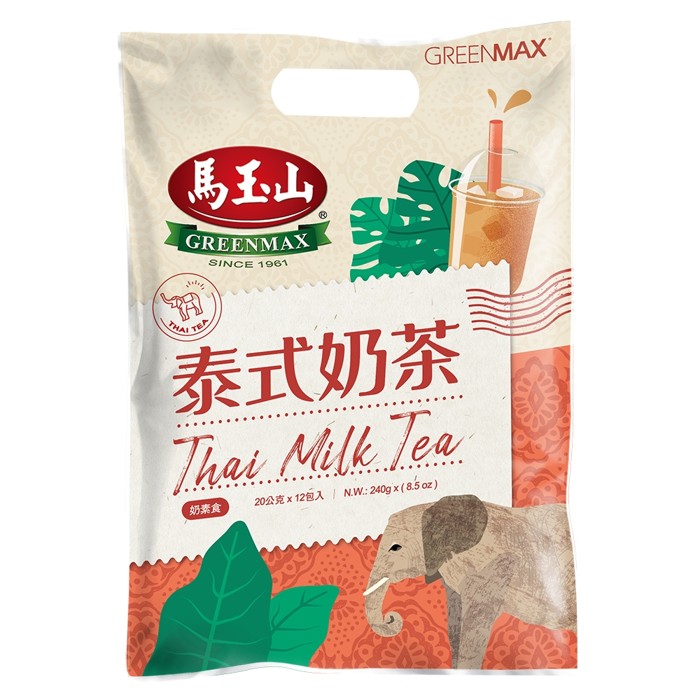 馬玉山泰式奶茶20gx12, , large