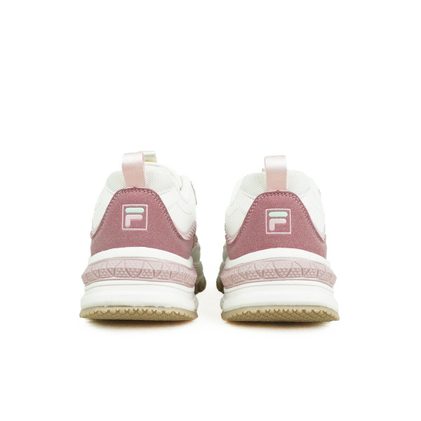 Kixpress-Fila Overlap 女 休閒鞋 低筒 透氣 復古 厚底鞋 老爹鞋 白粉 [5-J347Y-755], , large
