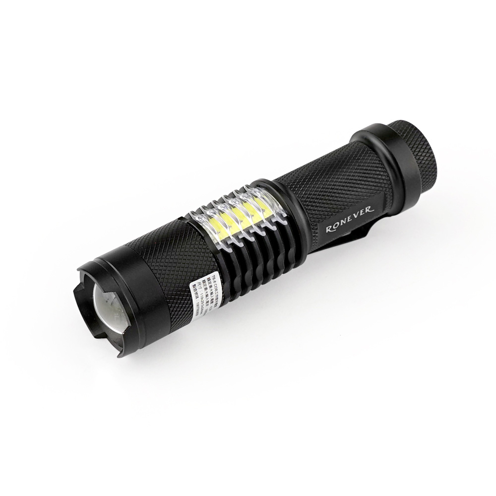 COB usb zoom flashlight