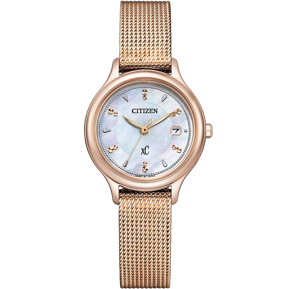 CITIZEN 星辰 XC 亞洲限定 七夕情人節推薦款 光動能米蘭女錶 EW2635-54X, , large