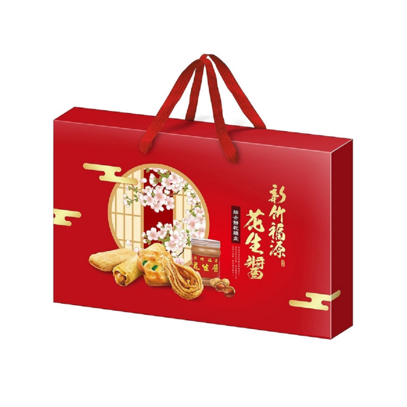 [Hongli] Fuyuan Assorted Peanut Butter Cookies Gift Box 372g, , large