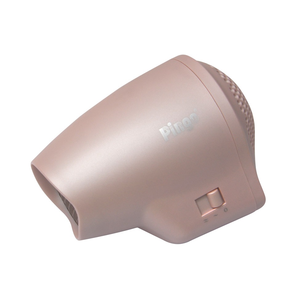 [Pingo 台灣品工] TRAVEL｜Qmini 極輕隨身掌型吹風機 粉色, , large