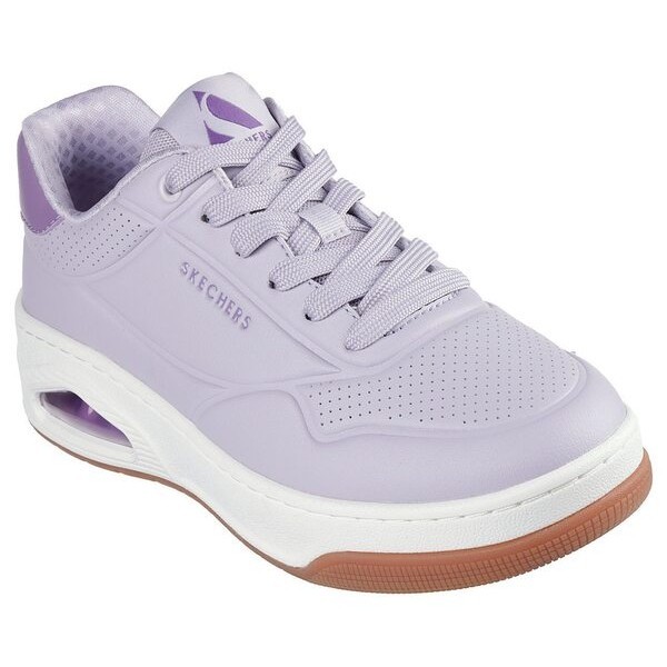 Kixpress-Skechers Uno Court 女 休閒鞋 氣墊 透氣 舒適 緩衝 厚底 質感 穿搭 紫 [177705LAV], , large