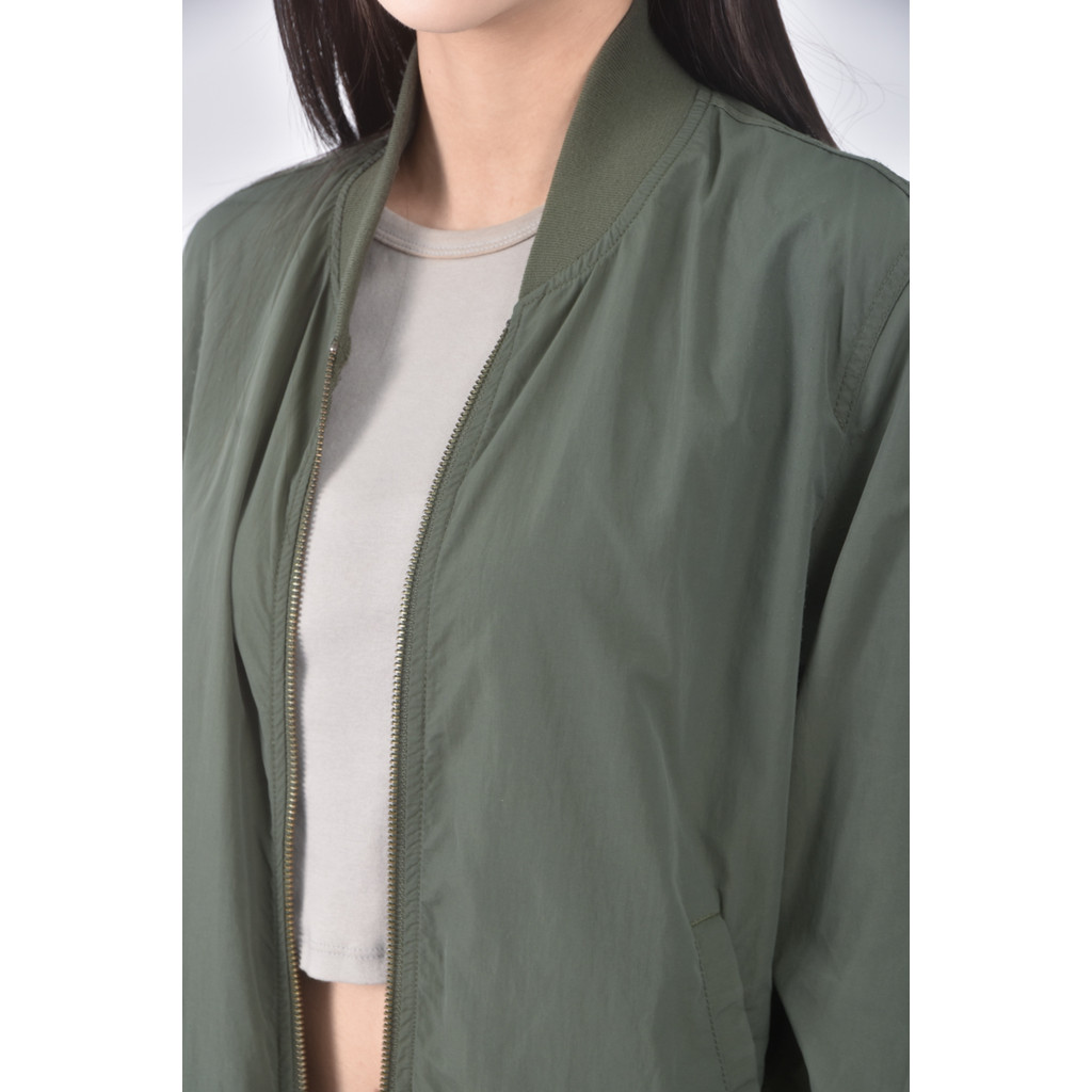 (S) uniqlo質感綠色外套二手衣, , large