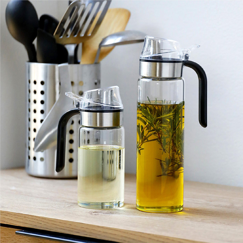 HEAT RESISTANT GLASS OIL BOTTLE , , large