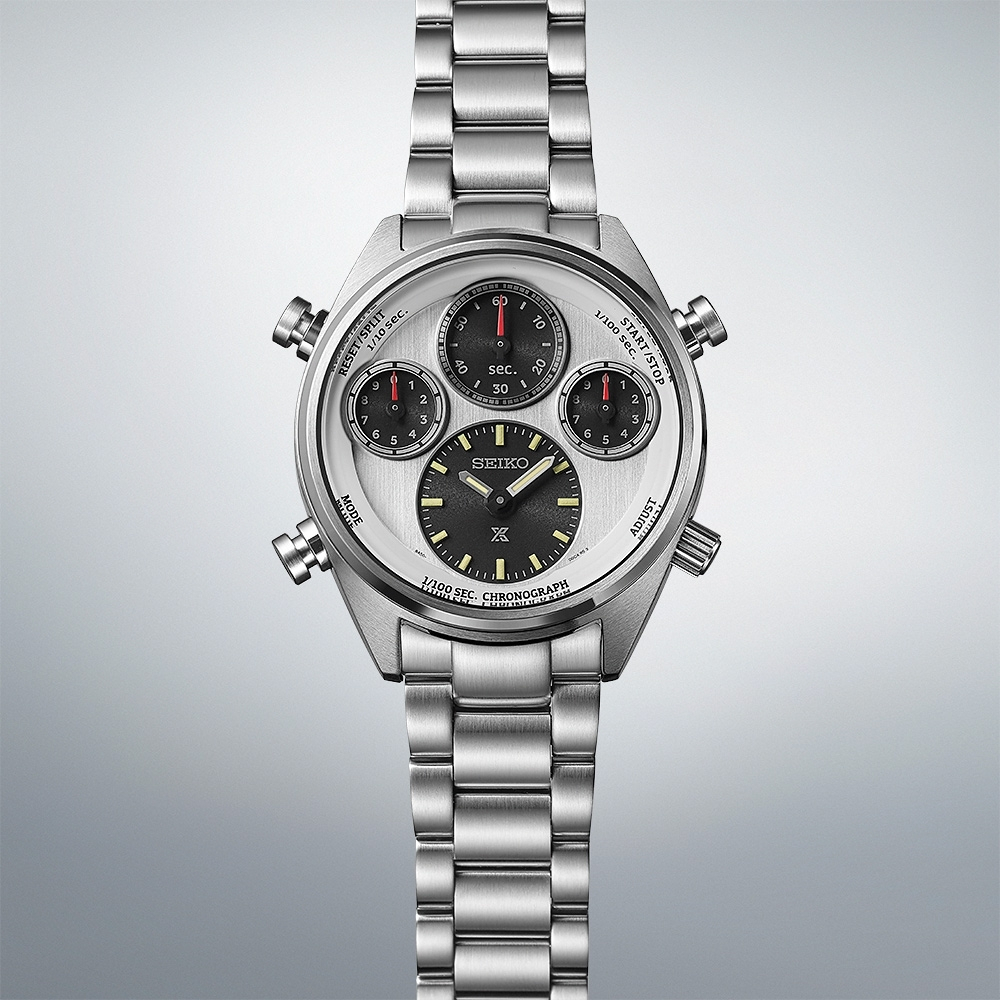 SEIKO 精工Prospex 110週年1/100秒太陽能計時手錶 SFJ009P1/8A50-00D0S, , large