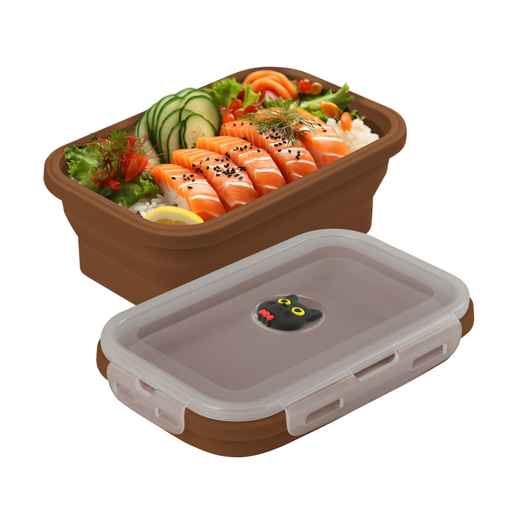 Silicone Foldable Food Container-PEN-12, , large