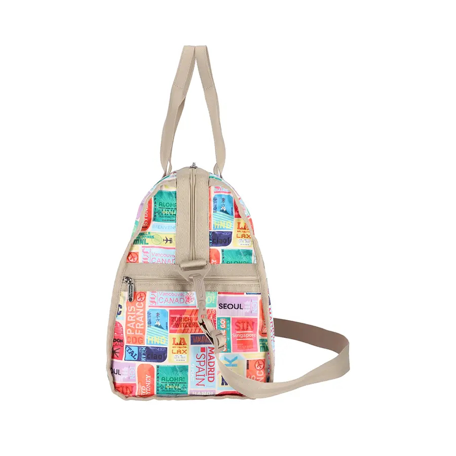 Lesportsac Deluxe Lg Weekender 奢華大型旅行袋 / 旅人的印記, , large