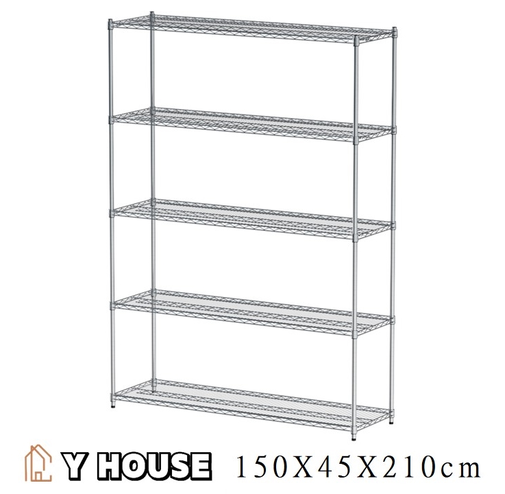 【Y HOUSE】150x45x210公分 荷重型五層鐵架 耐重層架 荷重型鐵力士架, , large