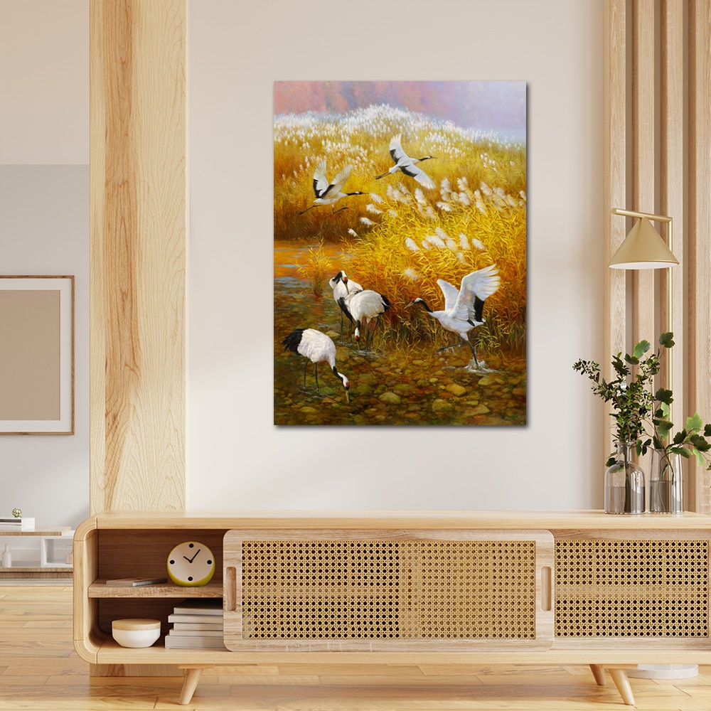 【御畫房】秋意濃 國家一級畫師手繪油畫60×90cm(VF-103), , large
