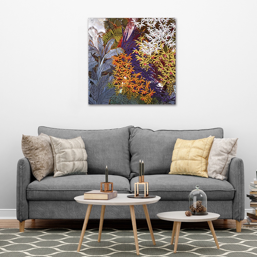 【御畫房】花語系列一 國家一級畫師手繪油畫80×80cm(VF-179), , large