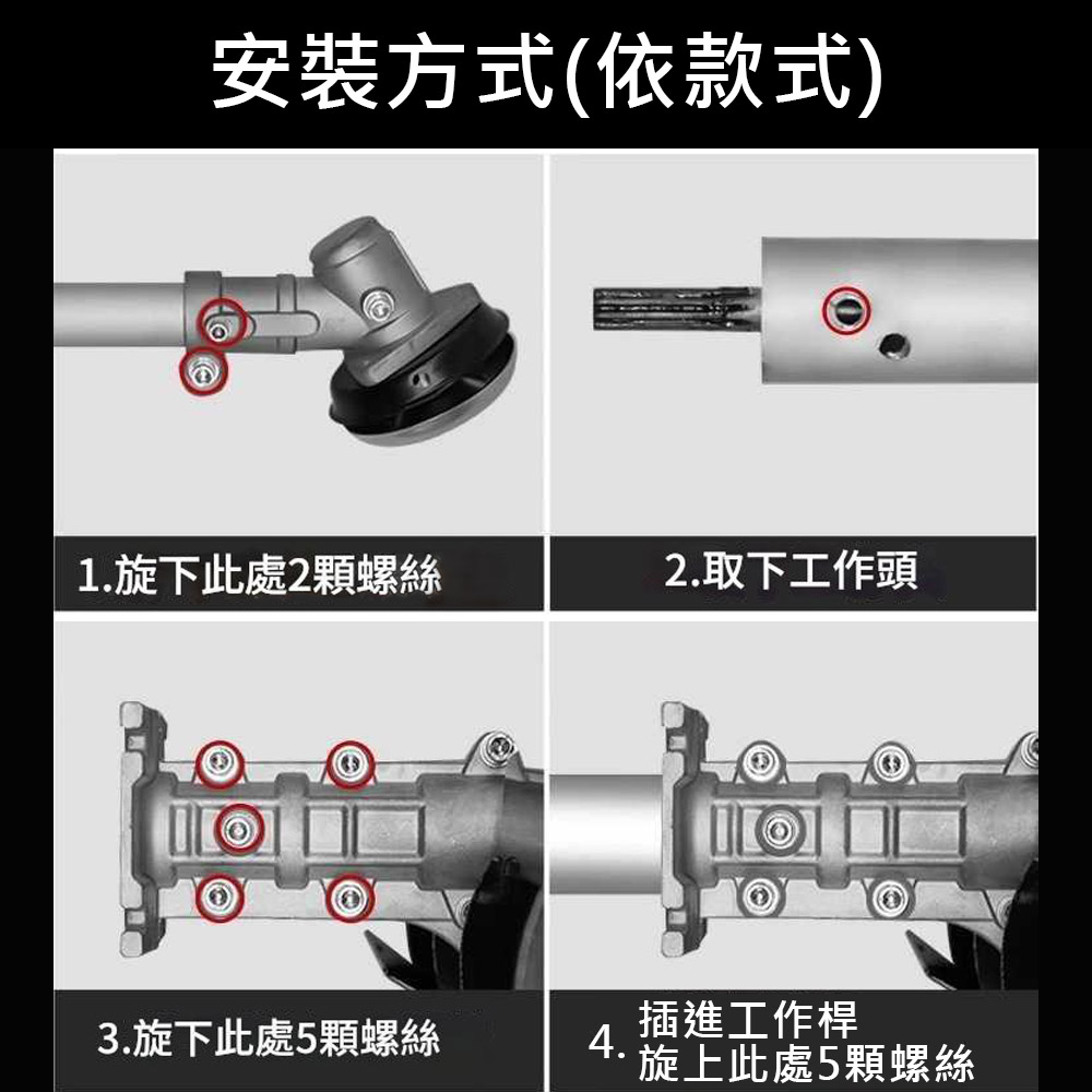 小型鬆土機配件-新款六爪深耕輪28x9齒, , large