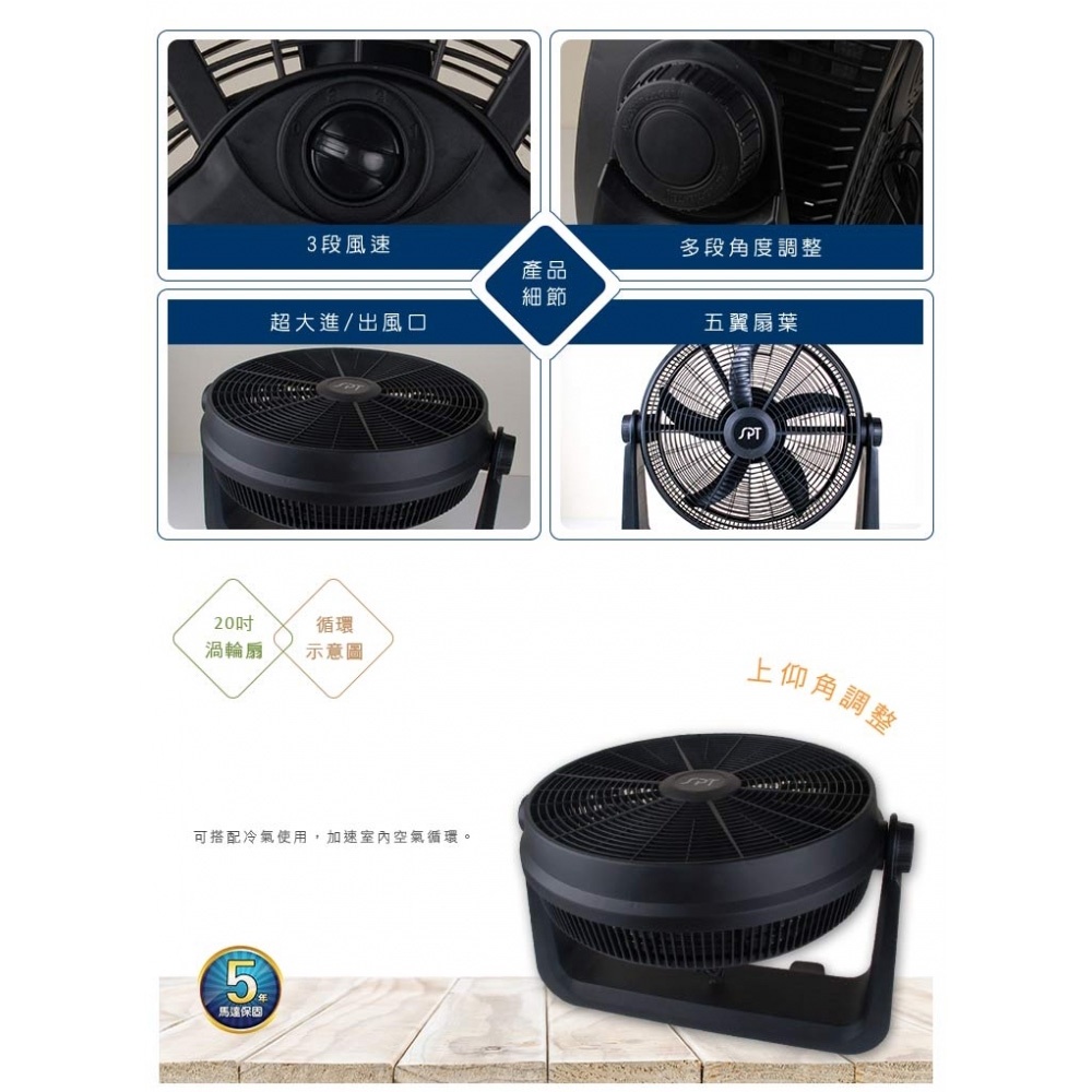 SPT 20" Turbo Fan SF-2022, , large