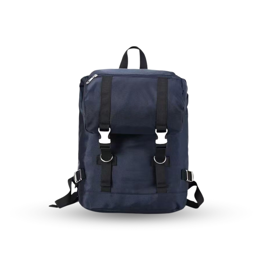 【YUN Select】Classic double buckle backpack, , large