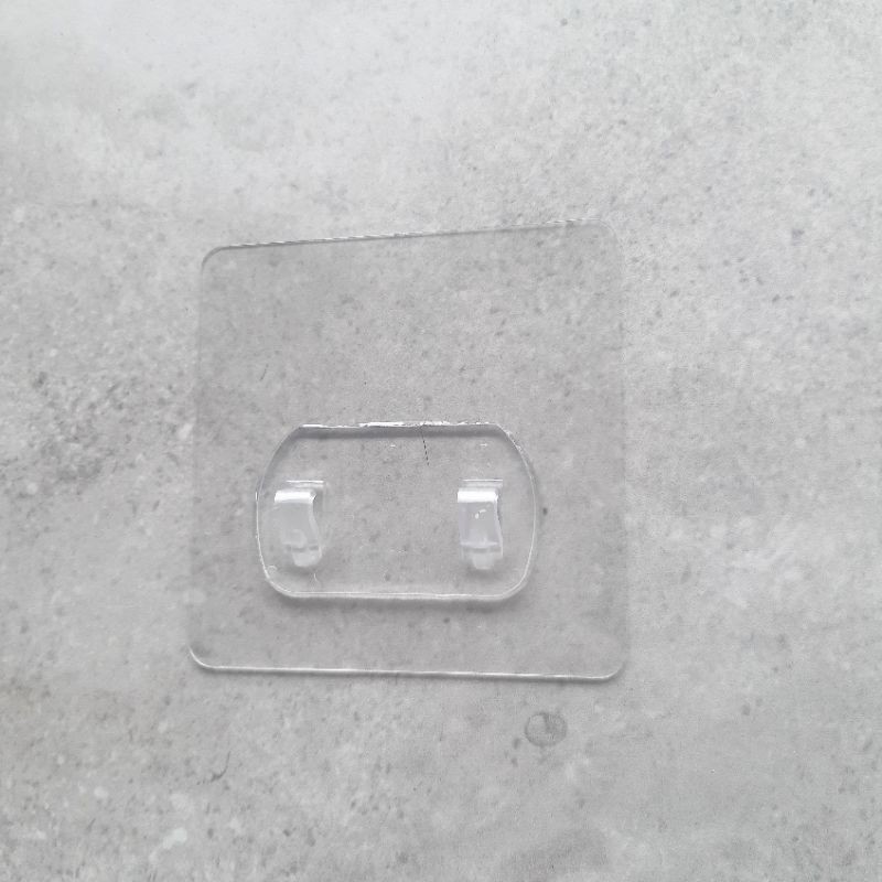 [熊好貼國際]大吹風機架替換專用貼片 凹凸不平整老舊牆面選超黏)平整光滑牆面（選重覆貼) 無痕掛勾掛鉤無痕掛勾, , large