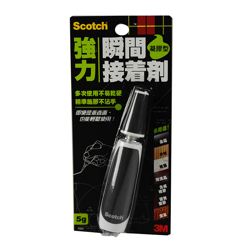 Scotch strong instant glue, 凝膠型 5g, large
