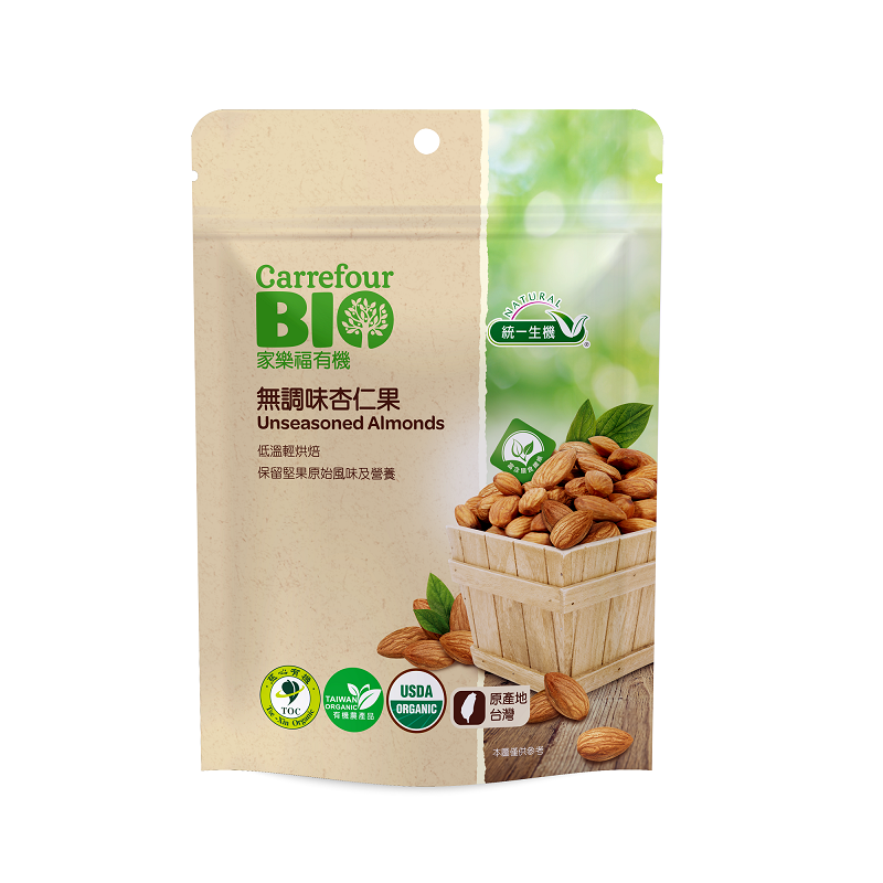 C-Organic Unseasoned Almonds, , large
