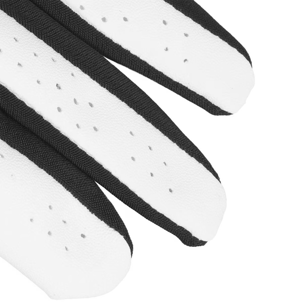 NIKE W DURA FEEL X GG 女子高爾夫手套(左手) 單入裝 合成皮 耐用 彈力 舒適 抓地力 手感 白黑, , large