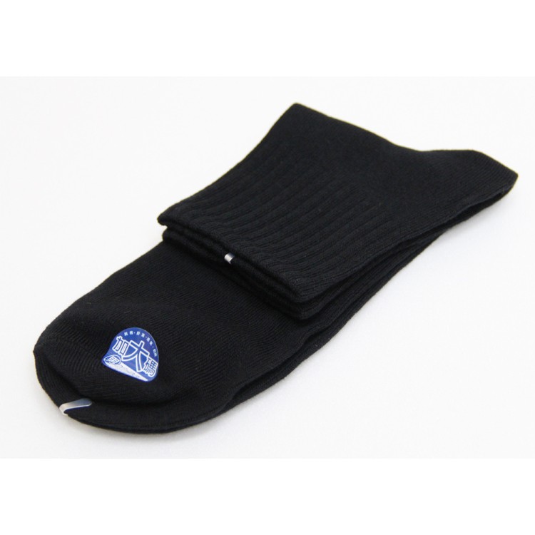 【BVD】1/2 男學生襪(加大)<黑>B378 男襪 短襪, , large