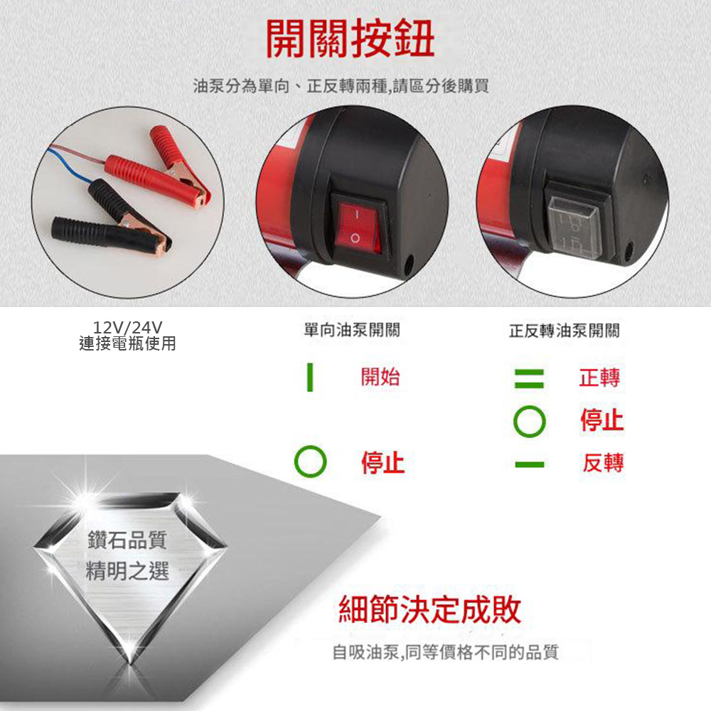 電動抽油泵/24V正反轉【附配件】, , large