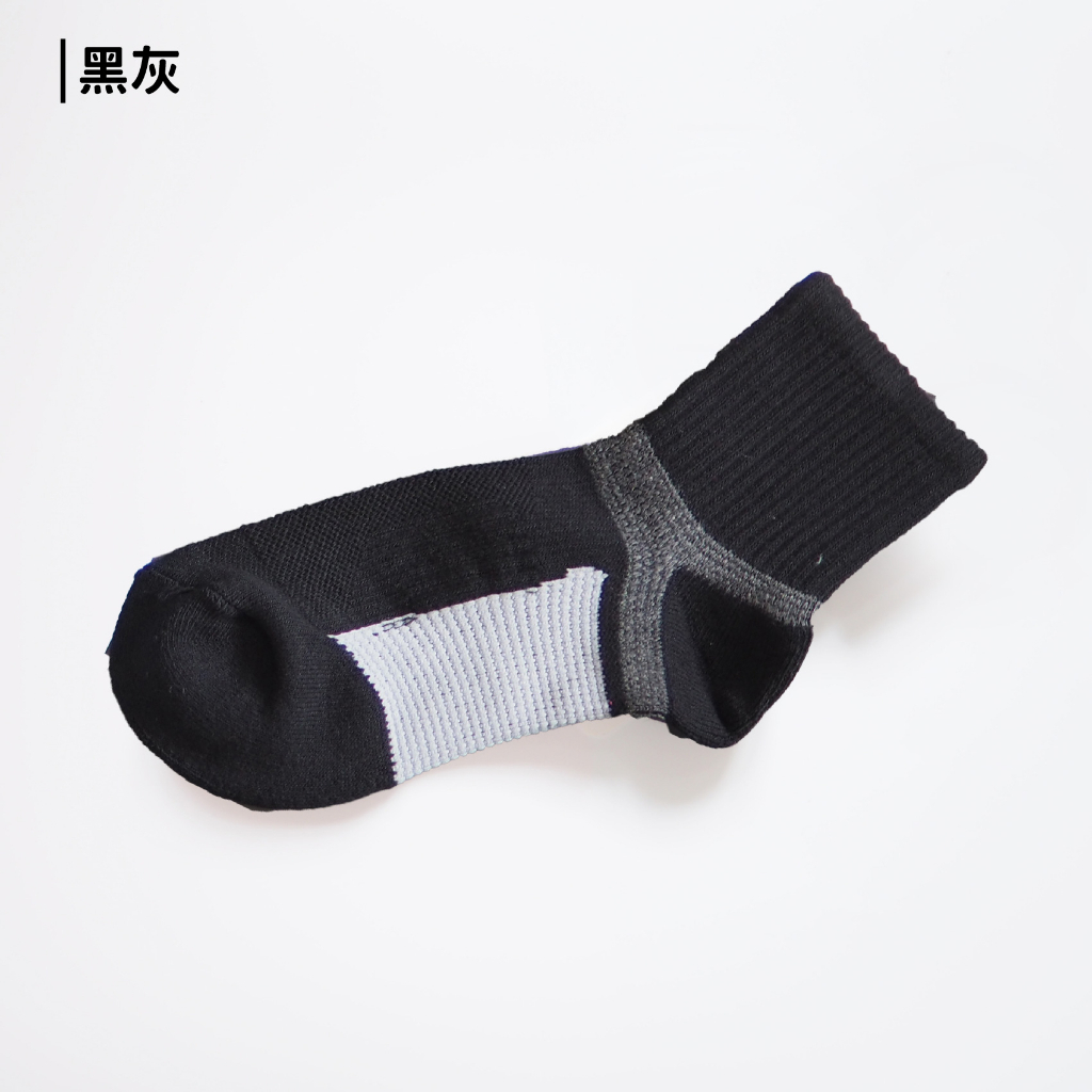 [Kaimei Cotton] 3-pack MIT Taiwan-made 2/2 arch protection sports functional socks 20-24cm, , large