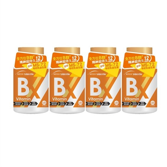 [統欣生技]TX維生素B群(60錠/瓶)×4瓶, , large