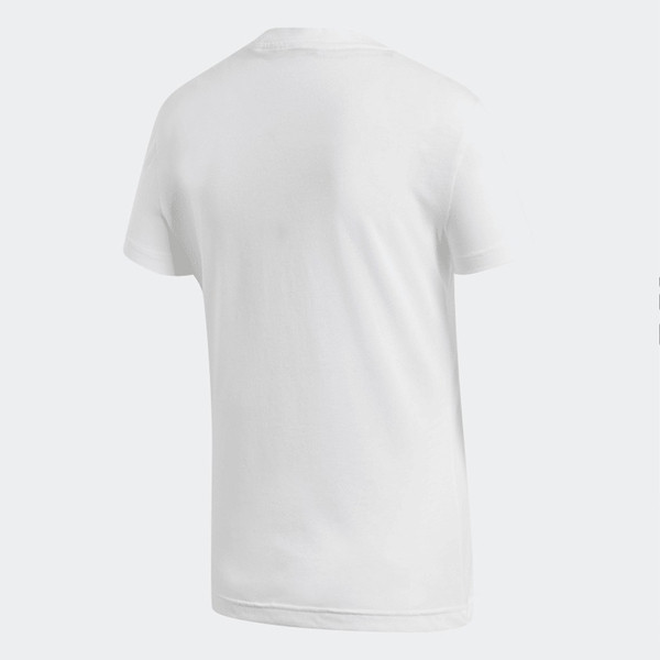 Adidas W MH BOS TEE 女 運動 休閒 圓領 短袖 上衣 舒適 棉T 愛迪達 白 [DZ0013], , large