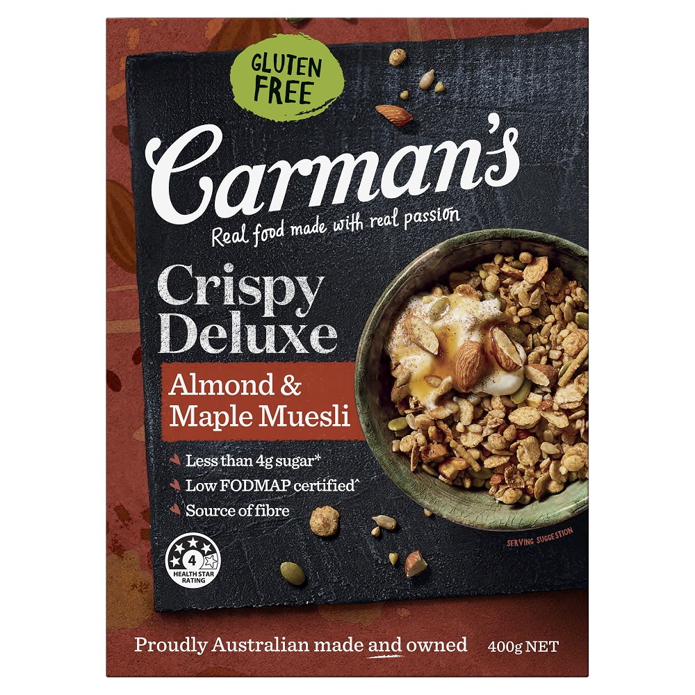 澳洲Carmans豐盛杏仁楓糖早餐穀片, , large
