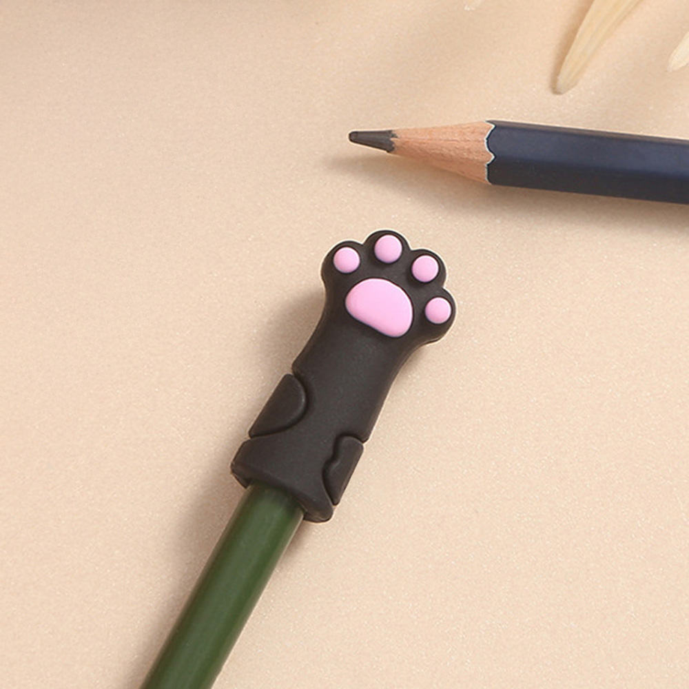 Silicone Cat Paw Pencil Cap, , large