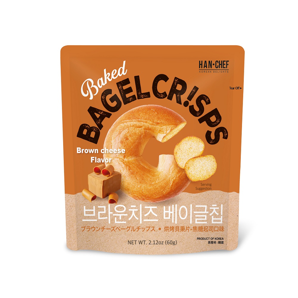 HAN CHEF烘烤貝果片焦糖起司口味, , large