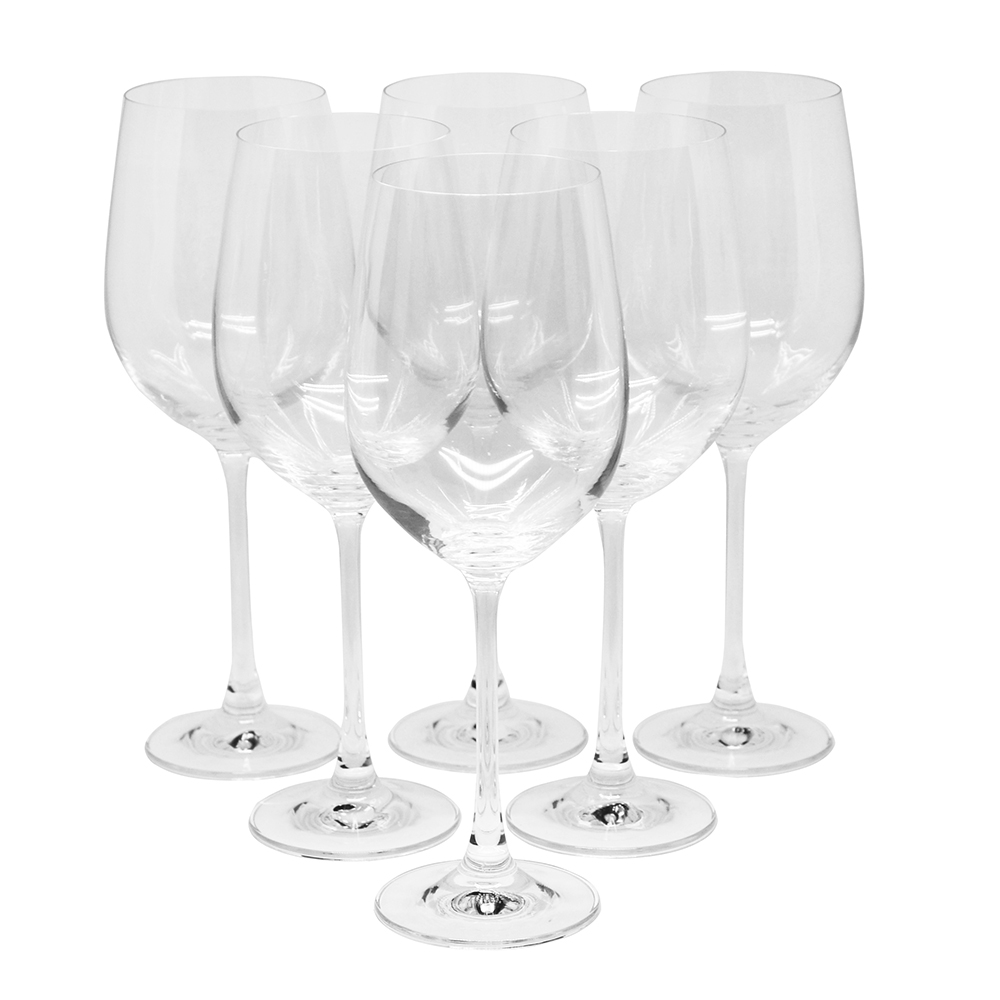 S/6 RED WINE GLASS, , large