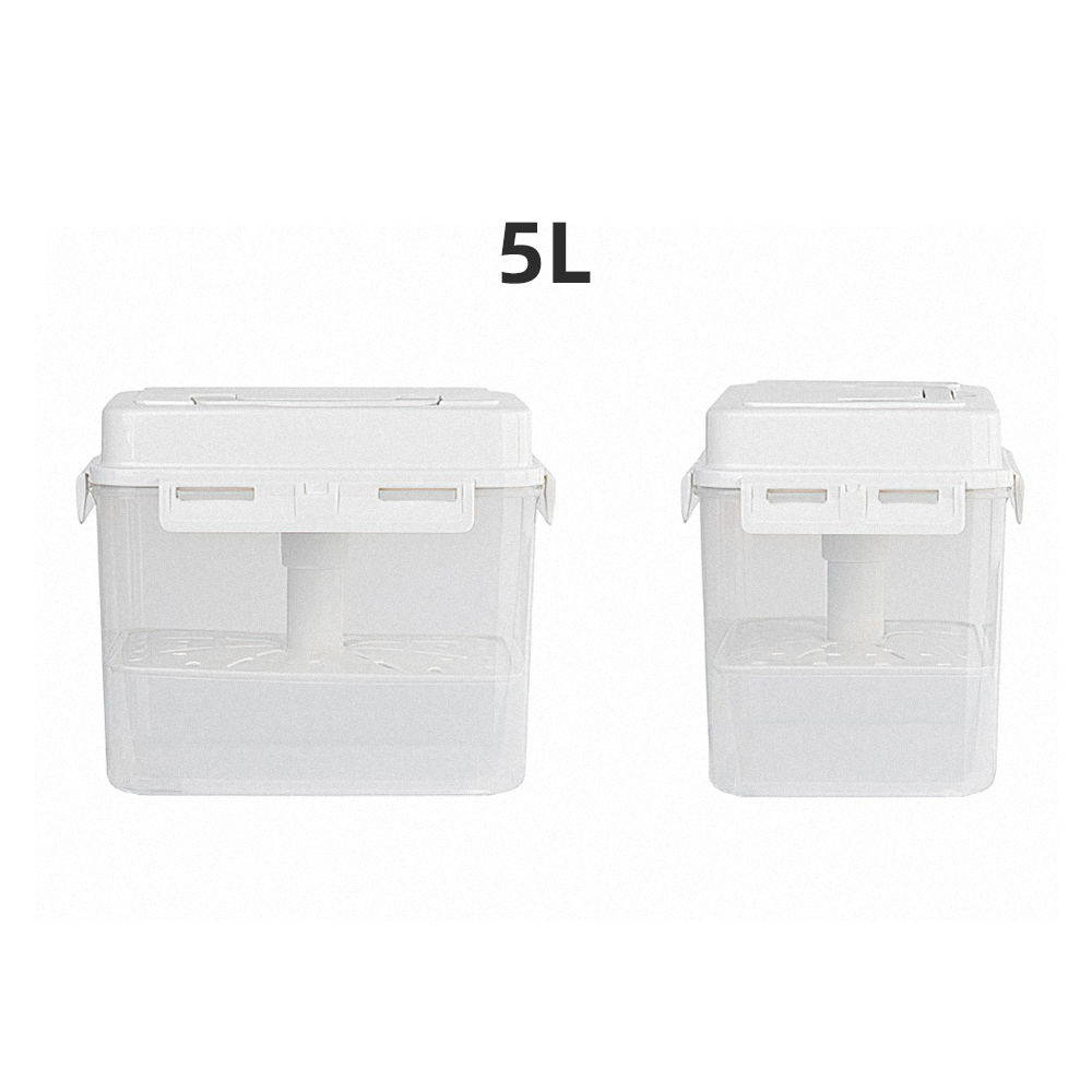 【上手家居】加壓式醃漬泡菜罐5L 白色 5L(密封罐/密封保鮮盒/醃漬罐/泡菜盒/醃漬盒), , large