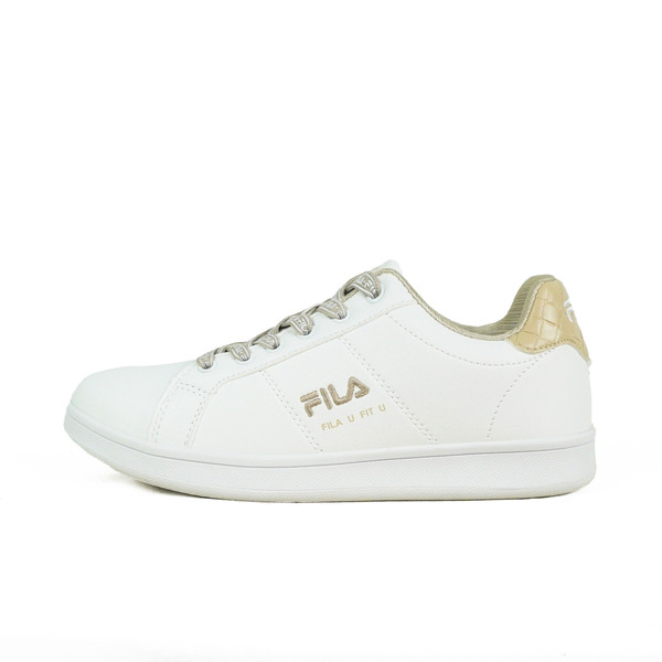 Kixpress-Fila Inheritance 3 女 運動休閒鞋 簡約 舒適 百搭 白 奶茶 [5-C923Z-177], , large