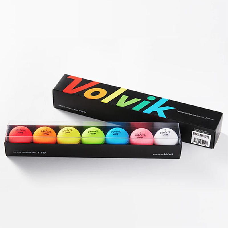 Volvik 7-Color Rainbow Golf Balls, , large