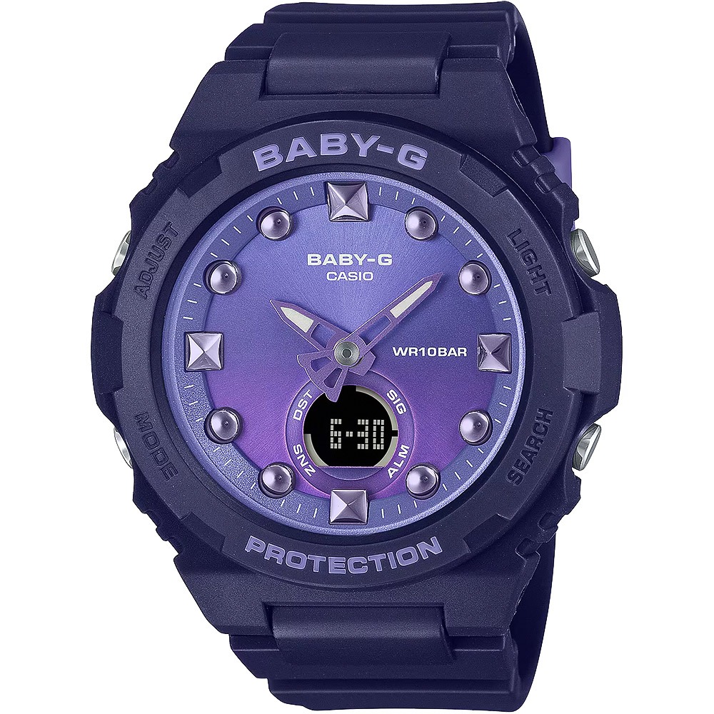 CASIO 卡西歐 BABY-G 冬日漸層女錶 手錶 BGA-320-2A, , large