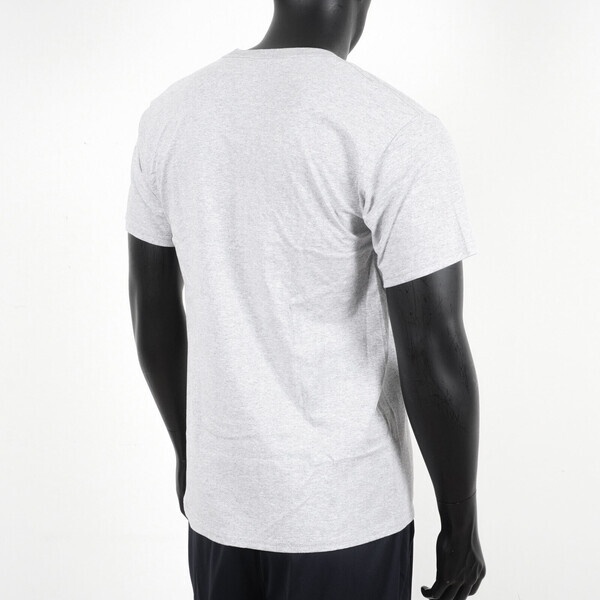 Champion 男 短袖上衣 T恤 美規 高磅數 純棉 舒適 休閒 圓領 純色 穿搭 運動灰 [T425-95H], , large