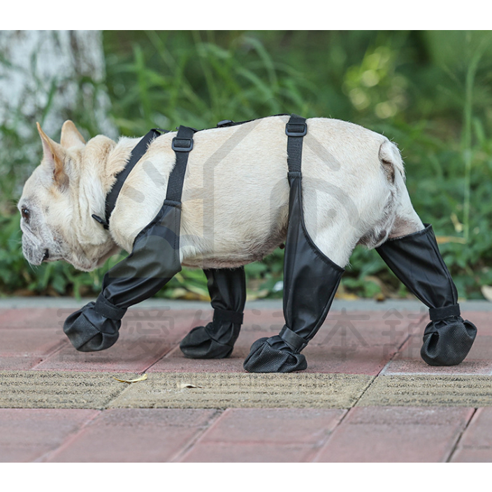 【寵愛生活本舖】寵物防髒連身軟底鞋 中小型犬適用 狗鞋, , large