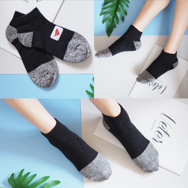 [Kaimei Cotton] 3 pairs of MIT made in Taiwan Challenge 168-hour three-in-one technology deodorant socks-1/2 type, , large